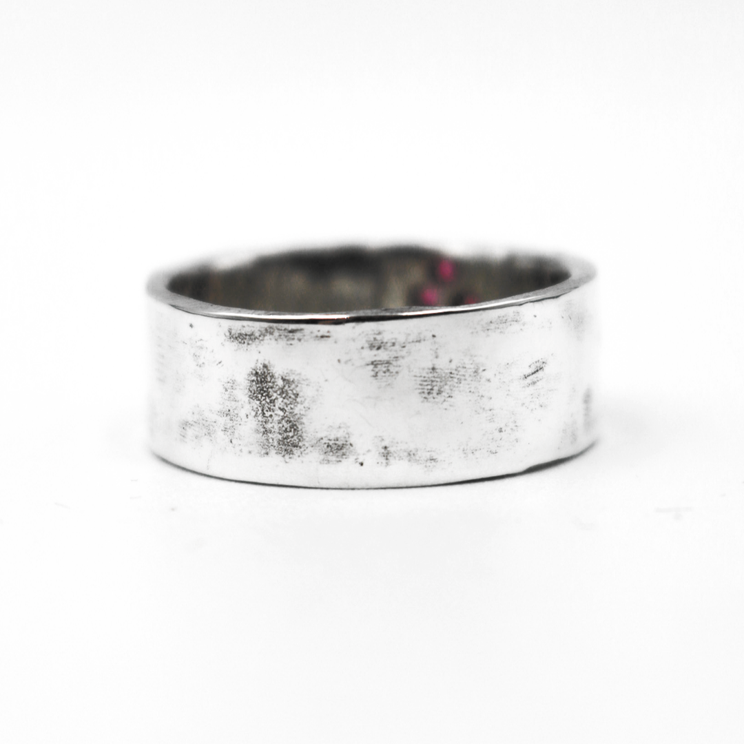 Custom Wedding Band + Gemstone