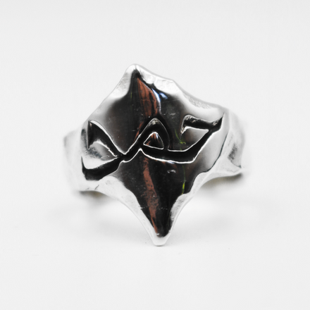 Custom Arabic Engraved Shield Ring
