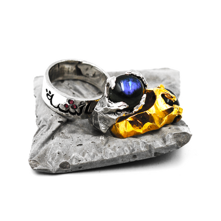 Labradorite Gemstone Ring